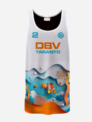 canotta beach volley top uomo