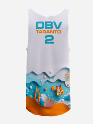 canotta beach volley top uomo